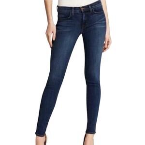 J Brand Skinny Leg Dark Wash Low Rise Jeans 811C032 Pure Wash Size 25